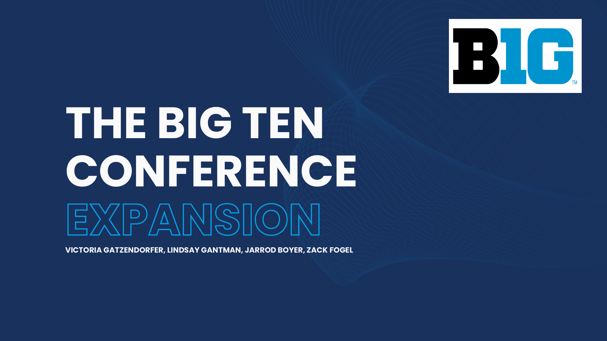 Big Ten Conference Expansion project cover